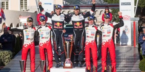 【WRC 第1戦】トヨタが2-3フィニッシュ、開幕戦ダブル表彰台を達成…優勝はフォードの王者オジェ