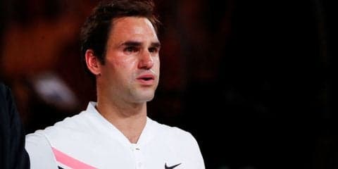 6度目の優勝を飾ったフェデラーの涙が大会のフィナーレに
