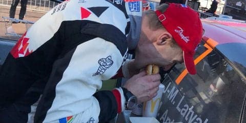 そこをテーブル代わりに？ ニャオキ＆イヌスケ＆けいこのホゲホゲWRC＠モンテその6