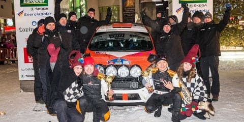 フィンランドラリー選手権第1戦で勝田貴元が3位入賞