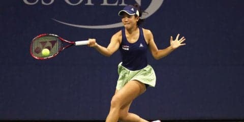 日比野菜緒が全米優勝の経験もあるストーサーをやぶり1回戦突破[台湾オープン]