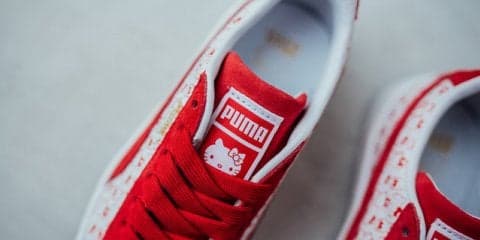 プーマ×ハローキティ！スウェード50周年記念コラボモデル発売