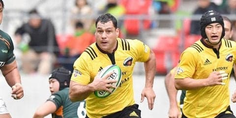  サントリーが傷害事件起こしたジョージ・スミスとの契約解除、退団発表。 