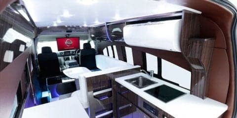 日産、NV350キャラバン など3台のアウトドア仕様を出展…ジャパンキャンピングカーショー 2018