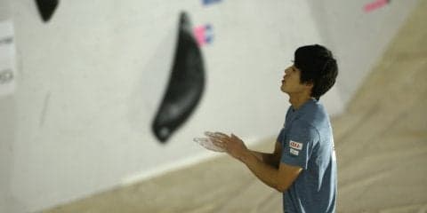 男子予選、2連覇中の藤井快らが首位通過／第13回ボルダリングジャパンカップ