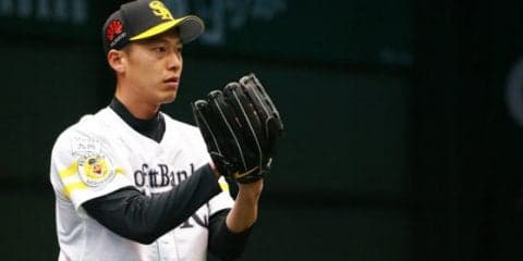 ホークス岩嵜が宮崎キャンプで別メニュー　2年続けての首痛「無理せずに」