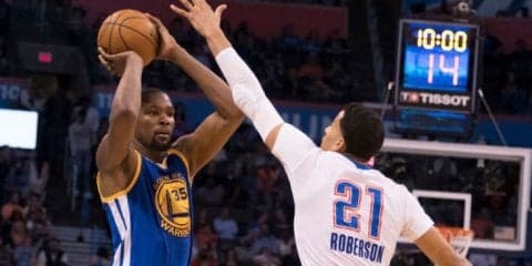 デュラントがアンドレ・ロバーソンを称賛「NBAで最もディフェンスのうまい選手」