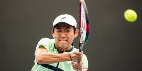 ケガから復帰の西岡良仁「戻って来れたこと嬉しい」、シード選手をナイスゲームで撃破し初戦突破［全豪オープン］