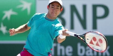 復帰の西岡良仁、初戦2セット目は奪われイーブンに［全豪オープン］
