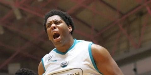 京都ハンナリーズの巨人ジョシュア・スミス「地区2位でOKだとは思っていない」