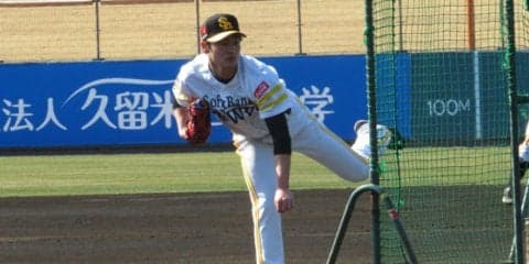 直球のみでA組をねじ伏せた鷹4年目左腕・笠谷「手応えあった」
