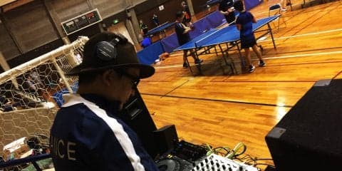 目黒の卓球大会にDJブースが登場  その狙いは?