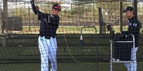 ハム清宮が初打撃練習「バットを振れて一歩前進」、対外試合でも守備デビュー