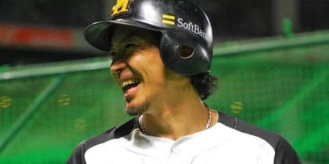 2018年のホークス第1号は松田！　シート打撃で初本塁打＆初「熱男」