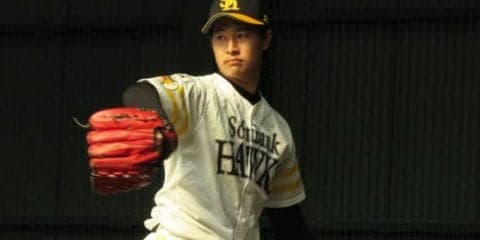 鷹19歳左腕、A組昇格に「まさか自分が」　ブルペンで53球「ずっと帯同したい」