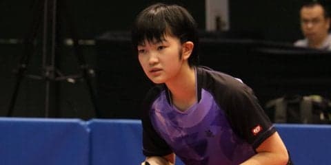 【特集：東京五輪期待の星】張本よりも一つ年下の13歳、女子注目の木原美悠