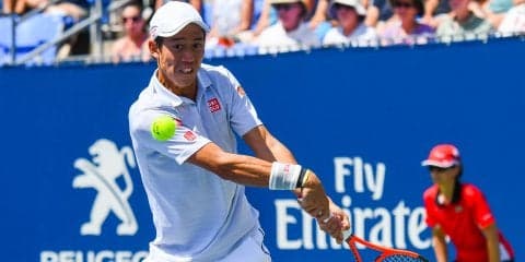 錦織圭「ツアーに復帰できて最高」。ATPツアー復帰戦を勝利で飾る [ニューヨーク・オープン]
