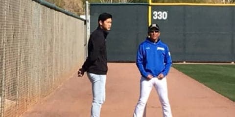 ハム栗山監督がキャンプイン大谷に安堵「俺はすごい安心した。大丈夫だね」