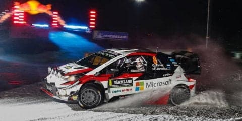 WRCスウェーデン：SS1を終えてタナク＆ラトバラが1-2発進