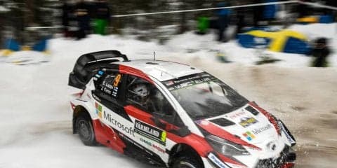 WRCスウェーデン：ヤリスWRCは全3台がデイ2を走破、出走順がタイムに影響