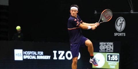 錦織がATPツアー半年振りのベスト4進出[ニューヨーク・オープン]