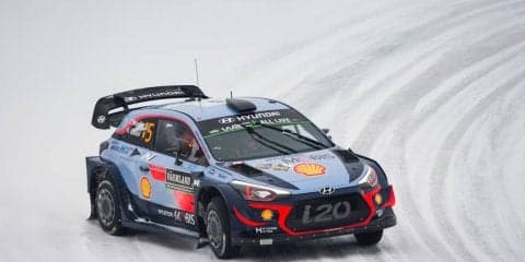 WRCスウェーデン：ヒュンダイのヌービルが今季初優勝