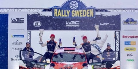 WRCスウェーデン：勝田貴元がティデマンドを抑えWRC2初優勝