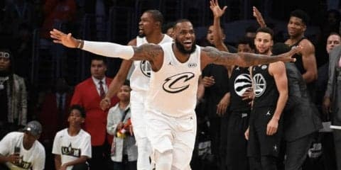 オールスターはチーム・レブロンが勝利、MVPレブロン「ここは世界最高のリーグだ」