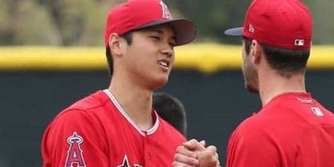 【MLB】「大谷スマイル」がファン魅了　球団SNS公開の画像に反響「笑顔が可愛すぎる」