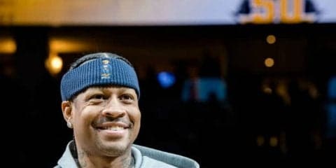 デンバーに帰還したアレン・アイバーソン、感謝のメッセージ「初日からたくさんの愛をくれてありがとう」