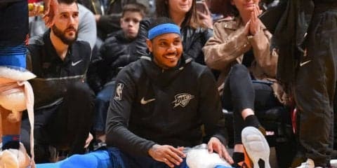 新天地サンダーでプレーの喜びを取り戻したカーメロ「ここ数年は楽しくなかった」