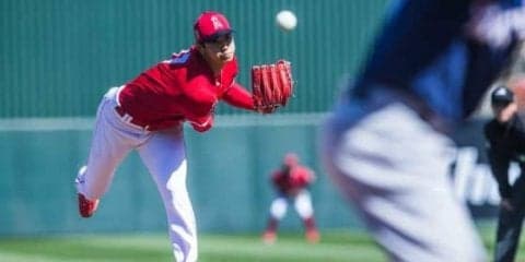 【MLB】43キロの落差を作ったカーブも有効に？　“デビュー”の大谷、各球種の球速は