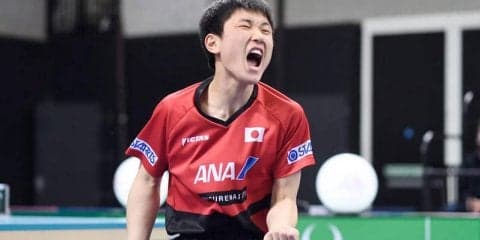 張本智和、連敗からの復活劇 日本が激闘を制し4強進出！＜チームワールドカップ＞