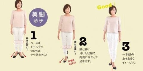 美脚に見せる歩き方！～O脚の人こそチェック！