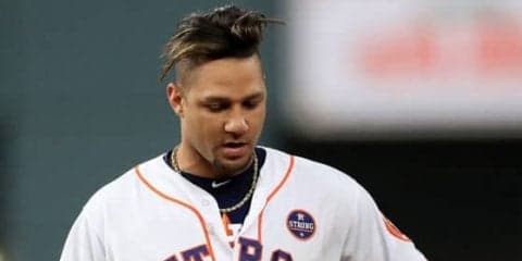 【MLB】アストロズの元DeNAグリエル、左手手術で開幕絶望　5～6週間離脱へ