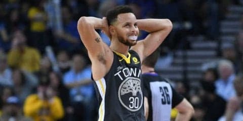 ステフ・カリーが大失態、ホテルでゴルフの練習をしてガラスを木端微塵に