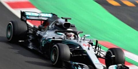【F1 バルセロナテスト前期】4日目は王者ハミルトンがトップタイム