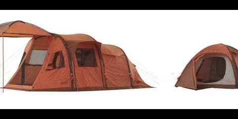 空気を入れるだけで組み立てられるエアテント「エアマジックテント」シリーズ発売