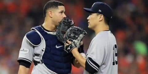 【MLB】「バズーカ」送球で二盗阻止　田中将大の女房役、ヤ軍強打の捕手は肩も凄い