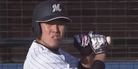 ロッテ安田、OP戦初安打がサヨナラ打　手荒い祝福に「あまりはしゃげません」