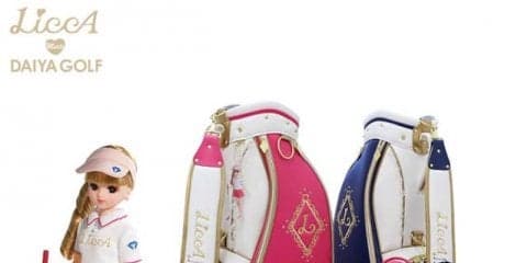 リカちゃんの大人向けブランド「LiccA」デザインのゴルフグッズが登場