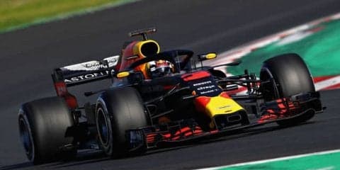 【F1 バルセロナテスト後期】2日目、レッドブルのリカルドが最速タイムマーク