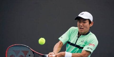 西岡良仁、第1セットを5-7で惜しくも落とす[男子テニスATPワールドツアー マスターズ1000 インディアンウェルズ]