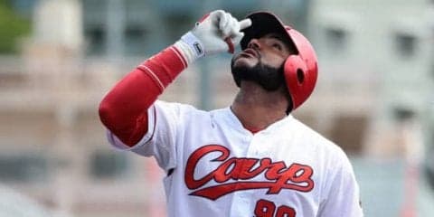 バティスタ以上のインパクトなるか!?　広島メヒアが開幕1軍へ猛アピール