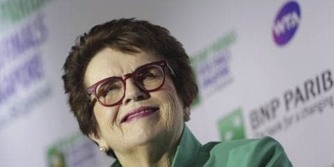 ビリー・ジーン・キングが、グランドスラムの男子の試合を3セットマッチ制にと発言