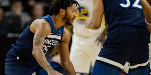 デリック・ローズがデビューしたティンバーウルブズ、ウォリアーズを破り連敗脱出