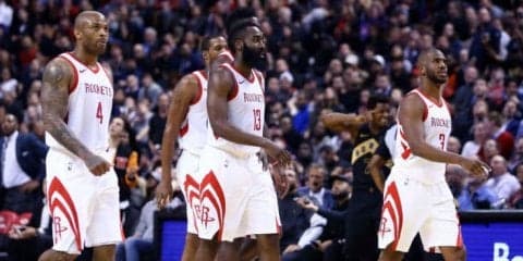 マブスに圧勝したロケッツ、西カンファレンスからのプレーオフ進出一番乗りが決定