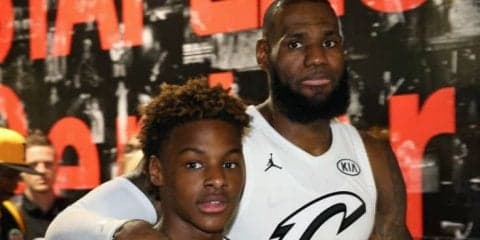 33歳のレブロン・ジェームズが夢見るのは長男ブロニーとNBAで対戦すること