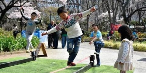 インナーマッスルを鍛え、バランス感覚を養う「スラックライン体験会」開催