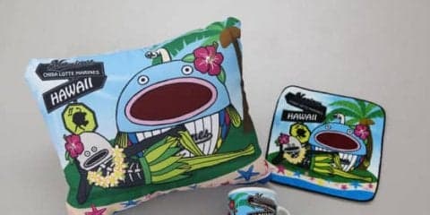 ロッテが謎の魚のハワイ上陸を記念し、新グッズを販売「自分の財布は…」